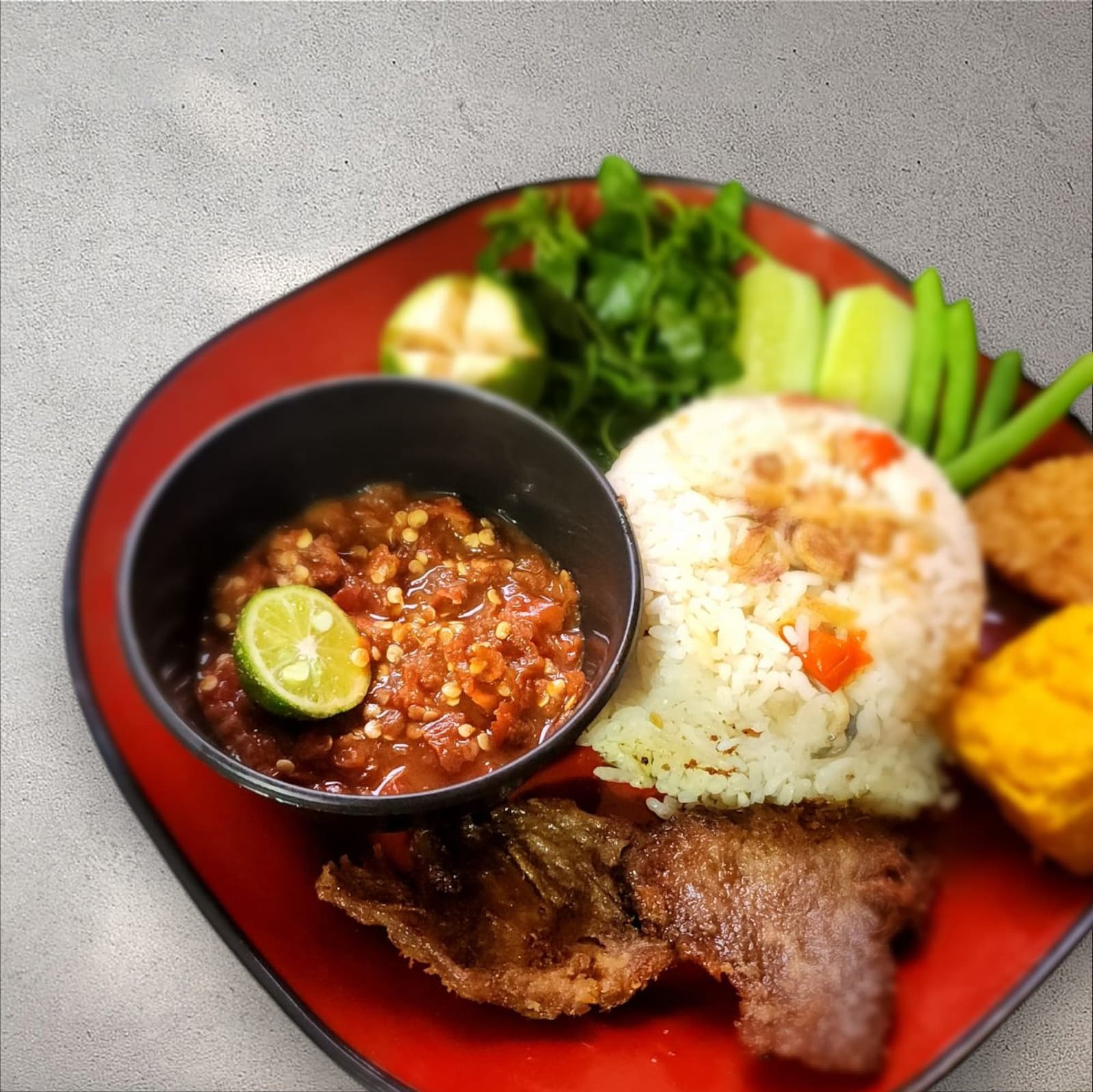 Paket Daging Goreng